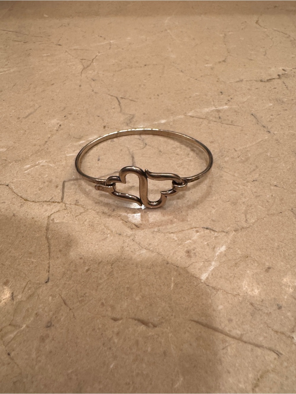 James Avery Silver Heart to Heart Bracelet